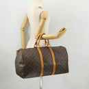 LOUIS VUITTON Monogram Keepall 50 Boston Bag M41426 LV Auth ARZ655-22