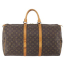 LOUIS VUITTON Monogram Keepall 50 Boston Bag M41426 LV Auth ARZ655-2