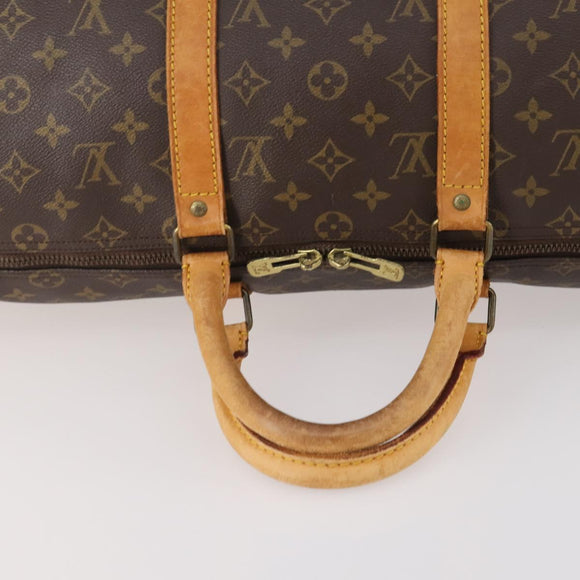 LOUIS VUITTON Monogram Keepall 50 Boston Bag M41426 LV Auth ARZ655