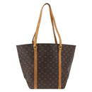 LOUIS VUITTON Monogram Sac Shopping Tote Bag M51108 LV Auth ARZ656-13