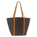 LOUIS VUITTON Monogram Sac Shopping Tote Bag M51108 LV Auth ARZ656-2