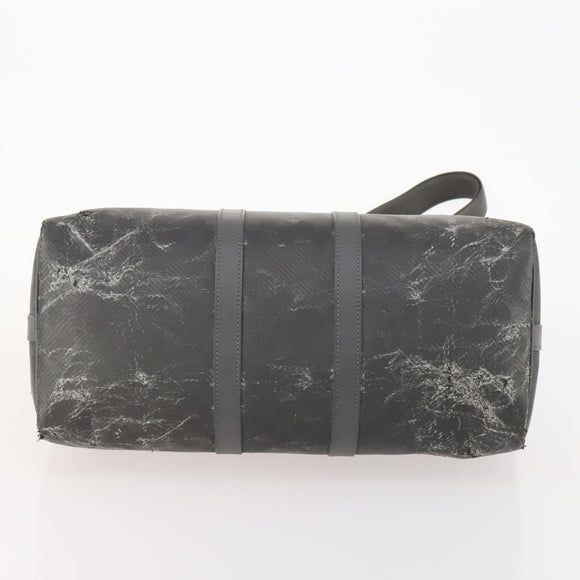 LOUIS VUITTON Damier Carbon Keepall Bandouliere 45 Bag Black N41324 Auth ARZ658