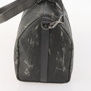 LOUIS VUITTON Damier Carbon Keepall Bandouliere 45 Bag Black N41324 Auth ARZ658-4