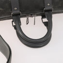 LOUIS VUITTON Damier Carbon Keepall Bandouliere 45 Bag Black N41324 Auth ARZ658-8