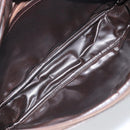 FENDI Zucca Canvas Shoulder Bag Black Brown Auth ARZ659-17