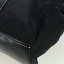 PRADA Shoulder Bag Nylon Black Silver Auth ARZ662V-11