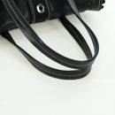 PRADA Shoulder Bag Nylon Black Silver Auth ARZ662V-7
