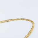 Christian Dior Chain Shoulder Bag Leather Black Gold Auth ARZ665A-8