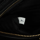 PRADA Hand Bag Nylon 2way Gold Black 1BB115 Auth ARZ666SAM-11