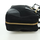 PRADA Hand Bag Nylon 2way Gold Black 1BB115 Auth ARZ666SAM-4