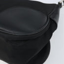 PRADA Umhängetasche Nylon Schwarz Silber Auth ARZ672A-9