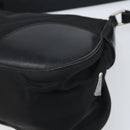 PRADA Umhängetasche Nylon Schwarz Silber Auth ARZ672A-15