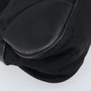 PRADA Umhängetasche Nylon Schwarz Silber Auth ARZ672A-16