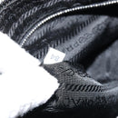 PRADA Umhängetasche Nylon Schwarz Silber Auth ARZ672A-12