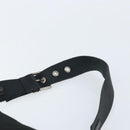 PRADA Umhängetasche Nylon Schwarz Silber Auth ARZ672A-8
