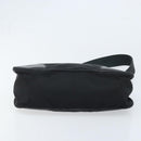 PRADA Umhängetasche Nylon Schwarz Silber Auth ARZ672A-5