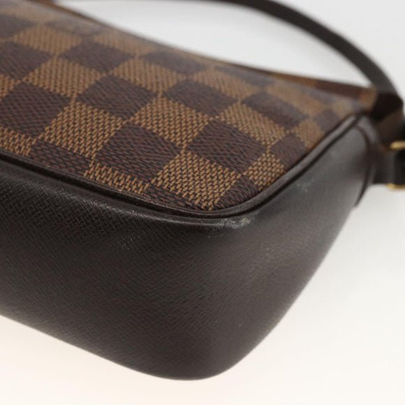 LOUIS VUITTON Damier Ebene Kosmetiktasche N51982 LV Auth ARZ687A