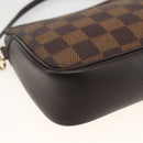 LOUIS VUITTON Damier Ebene Kosmetiktasche N51982 LV Auth ARZ687A-15