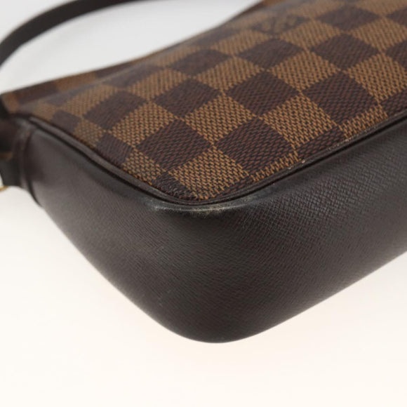 LOUIS VUITTON Damier Ebene Kosmetiktasche N51982 LV Auth ARZ687A