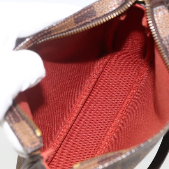 LOUIS VUITTON Damier Ebene Kosmetiktasche N51982 LV Auth ARZ687A