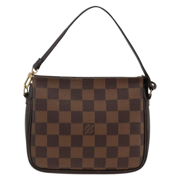 LOUIS VUITTON Damier Ebene Kosmetiktasche N51982 LV Auth ARZ687A