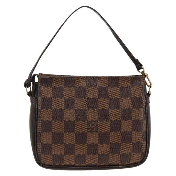 LOUIS VUITTON Damier Ebene Kosmetiktasche N51982 LV Auth ARZ687A