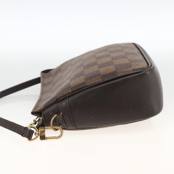 LOUIS VUITTON Damier Ebene Kosmetiktasche N51982 LV Auth ARZ687A