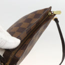 LOUIS VUITTON Damier Ebene Kosmetiktasche N51982 LV Auth ARZ687A-6
