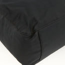PRADA Hand Bag Nylon Black Silver Auth ARZ694-14