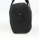 PRADA Hand Bag Nylon Black Silver Auth ARZ694-3
