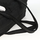 PRADA Hand Bag Nylon Black Silver Auth ARZ694-7