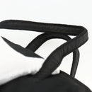 PRADA Hand Bag Nylon Black Silver Auth ARZ694-8