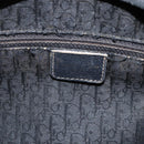 Christian Dior Lady Dior Tote Bag Leather 2way Black Gold Auth ARZ701-20