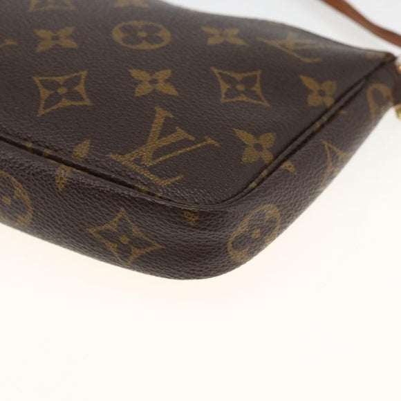 LOUIS VUITTON Monogram Pochette Accessoires Beutel M51980 LV Auth ARZ704