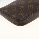 LOUIS VUITTON Monogram Pochette Accessoires Beutel M51980 LV Auth ARZ704-17