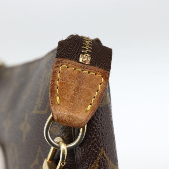 LOUIS VUITTON Monogram Pochette Accessoires Beutel M51980 LV Auth ARZ704