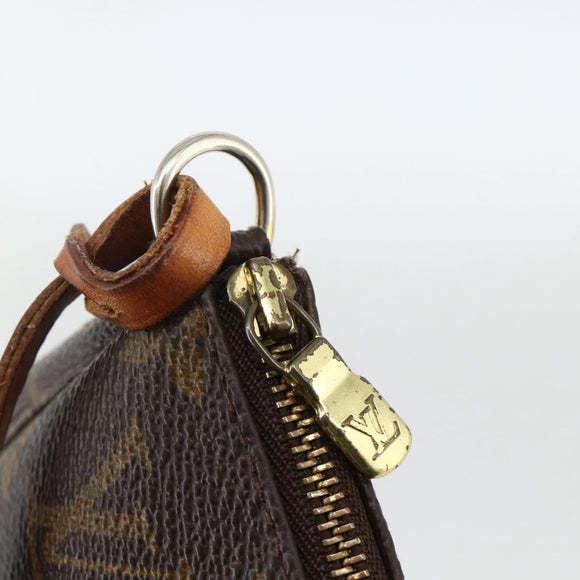 LOUIS VUITTON Monogram Pochette Accessoires Beutel M51980 LV Auth ARZ704
