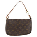 LOUIS VUITTON Monogram Pochette Accessoires Beutel M51980 LV Auth ARZ704-1