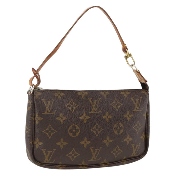 LOUIS VUITTON Monogram Pochette Accessoires Beutel M51980 LV Auth ARZ704
