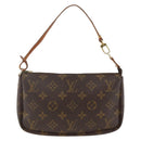 LOUIS VUITTON Monogram Pochette Accessoires Beutel M51980 LV Auth ARZ704-13