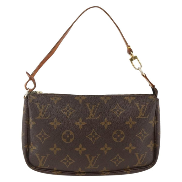 LOUIS VUITTON Monogram Pochette Accessoires Beutel M51980 LV Auth ARZ704