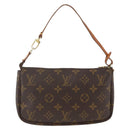 LOUIS VUITTON Monogram Pochette Accessoires Beutel M51980 LV Auth ARZ704-2
