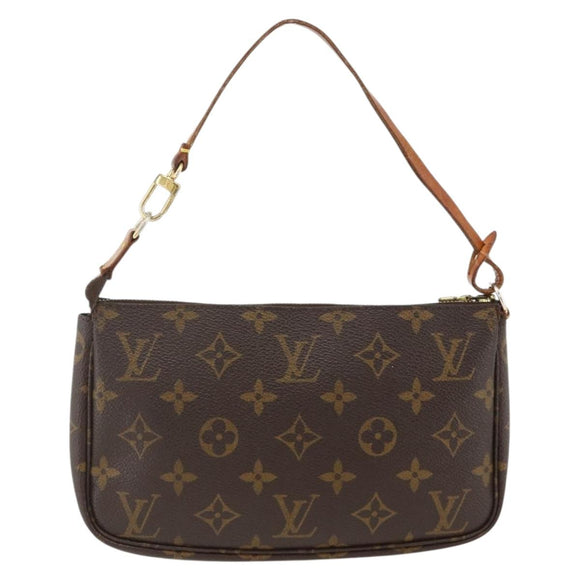 LOUIS VUITTON Monogram Pochette Accessoires Beutel M51980 LV Auth ARZ704