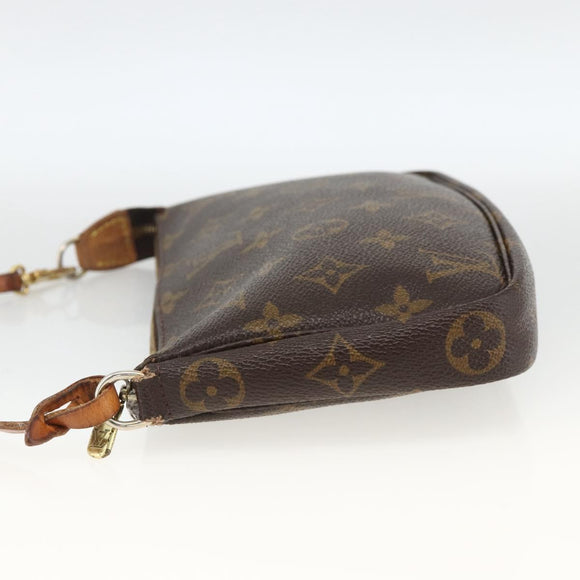 LOUIS VUITTON Monogram Pochette Accessoires Beutel M51980 LV Auth ARZ704
