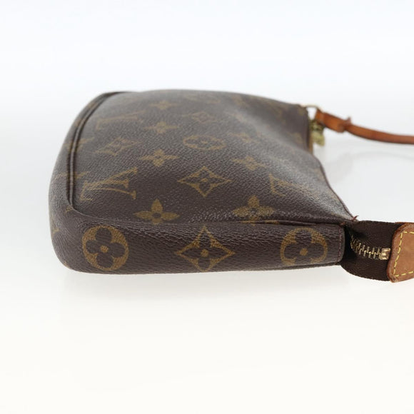 LOUIS VUITTON Monogram Pochette Accessoires Beutel M51980 LV Auth ARZ704