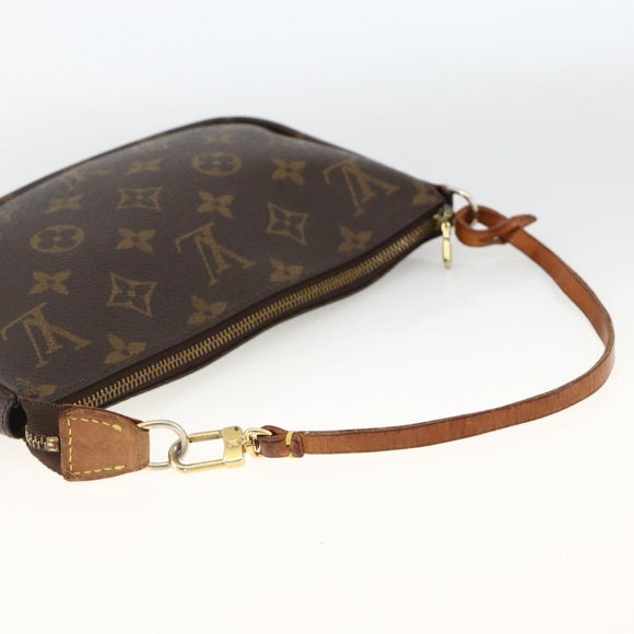 LOUIS VUITTON Monogram Pochette Accessoires Beutel M51980 LV Auth ARZ704