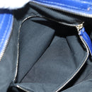 BALENCIAGA The Town Metallic Edge Bag Leather 2way Navy 240579 Auth ARZ708SAV-25