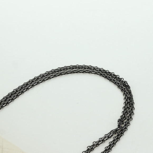 CHANEL Matelasse 2.55 Double Flap Chain Bag Leather White CC Auth ARZ713V