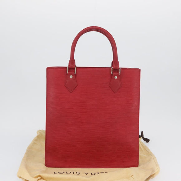 LOUIS VUITTON Epi Sac Plat Hand Bag Red M5274E LV Auth BSZ701A