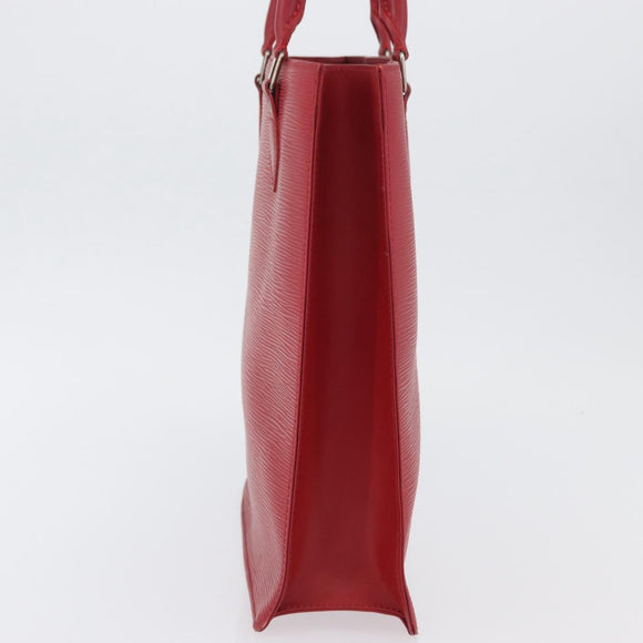 LOUIS VUITTON Epi Sac Plat Hand Bag Red M5274E LV Auth BSZ701A